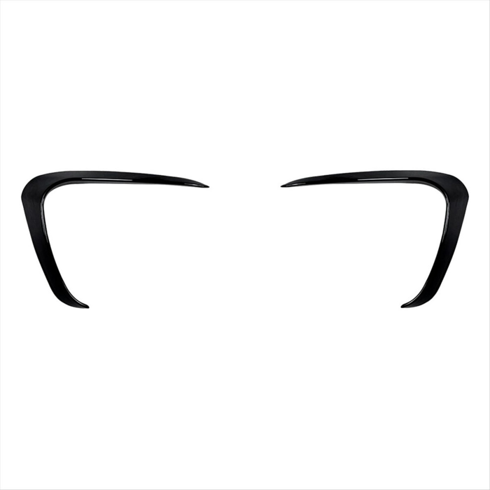 Car Front Bumper Splitter Spoiler Trim Grille Canard For Up 2011-2015 Wind Wing Bright Black 4854139660910