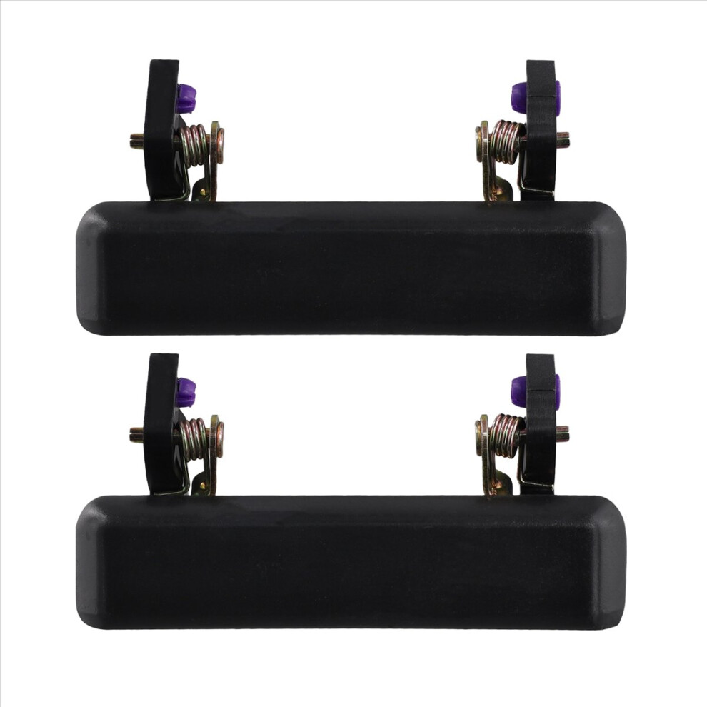 1Pair Set Car Outside Exterior Door Handles Left Right For Samurai 1986-1995 8281083000, 8282083000 Black 4854139655466