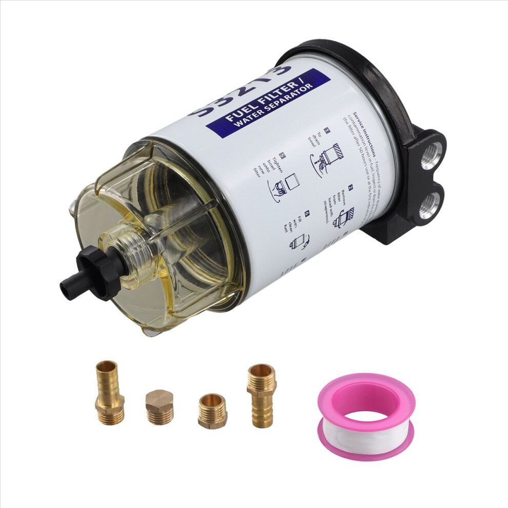 R12t / Water Separator Filter Engine Xl-F-R12t-New For Racor 140R 120At S3240 Npt Zg1/4-19 4851180114218