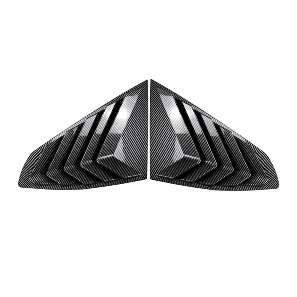 Car Rear Window Louvers Shutters Blinds Cover Trim For 4 Series Gran Coupe G26 2020+ Accessories Carbon Fiber 4854139656289