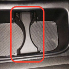 Car Cup Holder Divider Inserted Into the Center Console Black for 2005-2010 2008-2018