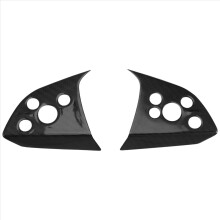 Car Steering Wheel Scroll Knob Trim Sticker Carbon Fiber for 2024 Interior Accessories