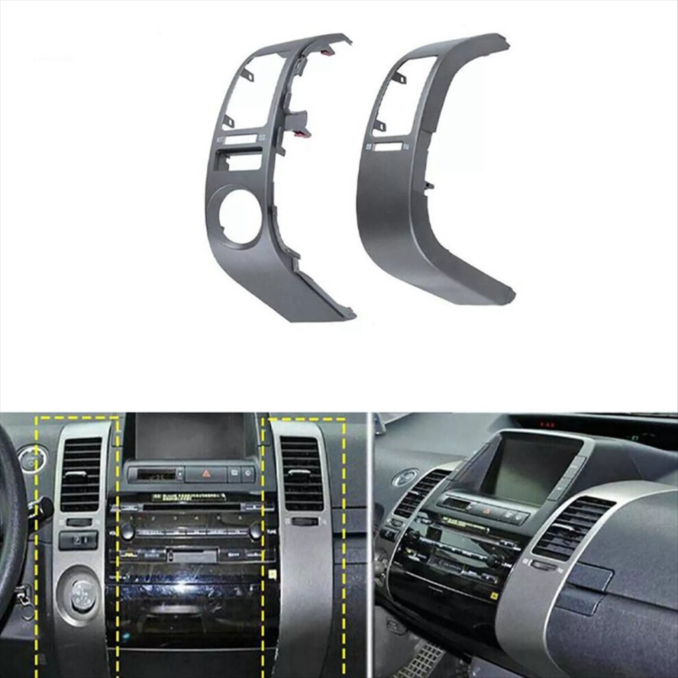 Lhd Car Air Conditioner Outlet Penal For 2004-2009 Dashboard Vent Trim Chrome Frame 55680-47020 4854139687153