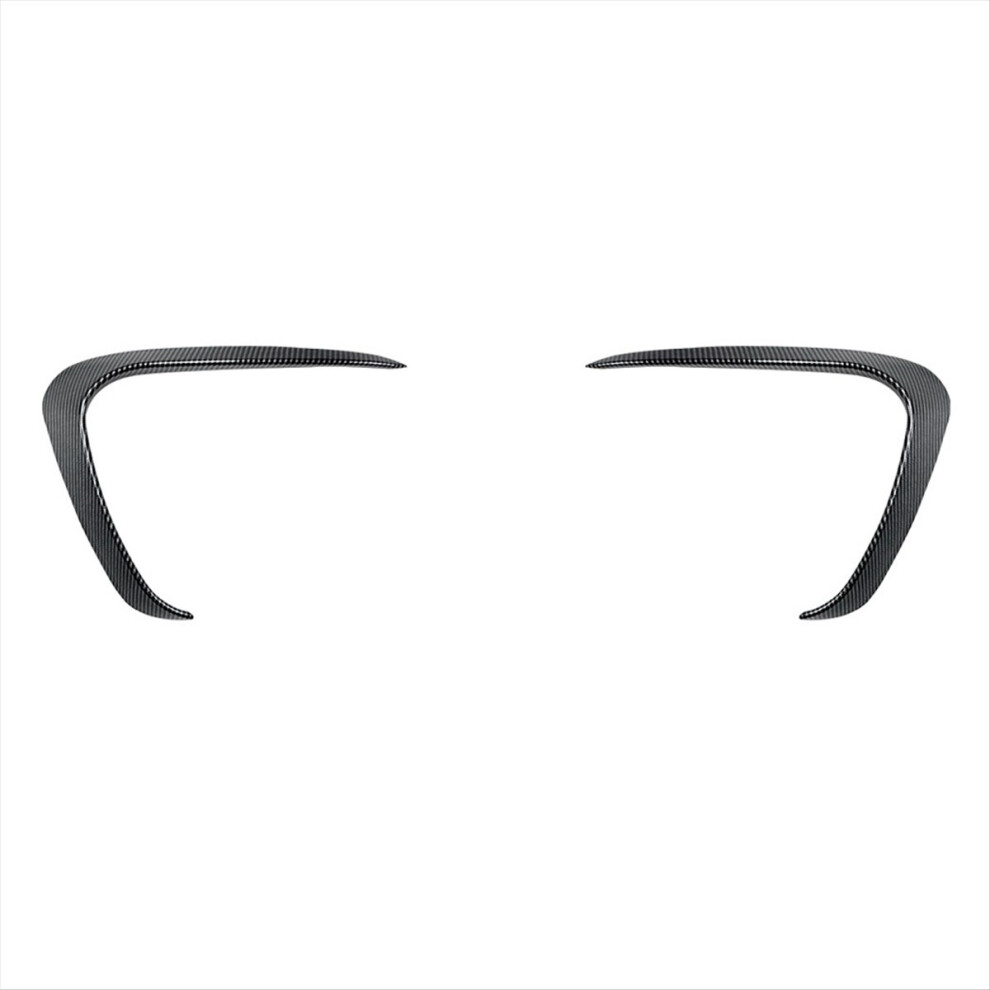 Car Front Bumper Splitter Spoiler Trim Grille Canard For Up 2011-2015 Wind Wing Carbon Fiber 4854139660927