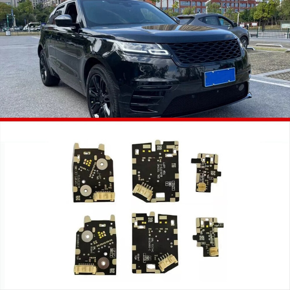For Velar 2018-2021 Car Daytime Running Drl Boards Led Headlight Chips Right 4854139693338