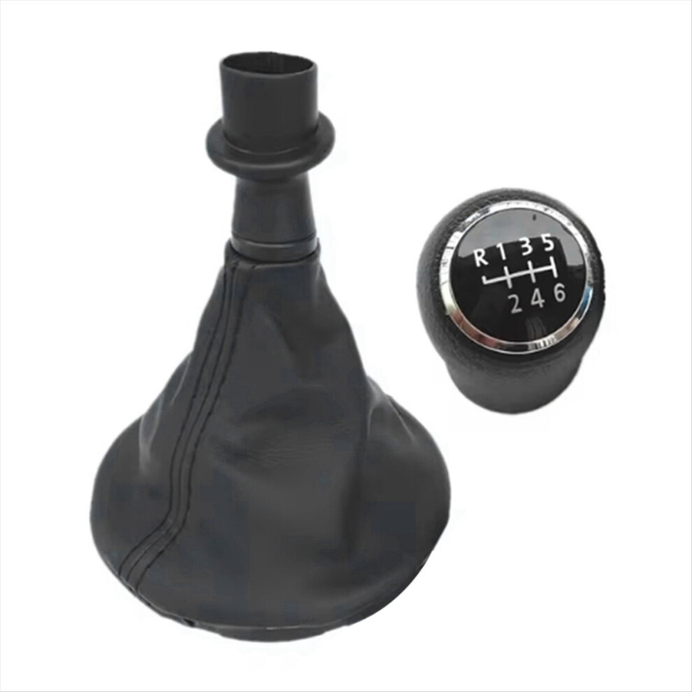 Car Gear Shift Knob 6 Speed Lever Stick Gaiter Boot Cover For Transport T5 T5.1 T6 2005-2015 Black 4854139692027