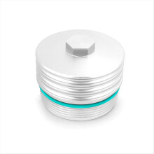 Oil Filter Cover Aluminum Alloy Engine Housing for N20 N26 N51 N52 N53 N54 N55 Z4 Car Modification Silver