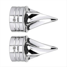 Chrome Front Axle Cap Nut Covers for Street Glide Dyna Low Rider