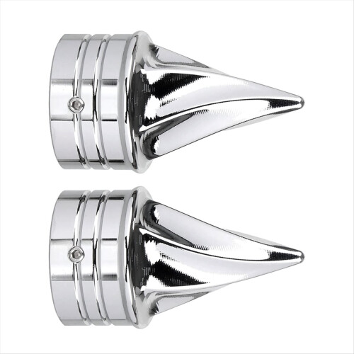 Chrome Front Axle Cap Nut Covers for Street Glide Dyna Low Rider 1