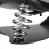 YY-184 Motorcycle Modification Accessories Retro Modified Cushion Seat Bag Spring Leather Black 6