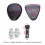 YY-184 Motorcycle Modification Accessories Retro Modified Cushion Seat Bag Spring Leather Black 7