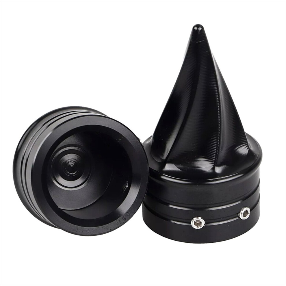 Front Axle Cap Nut Cover For Street Glide Road Low Rider Black 4854139605034