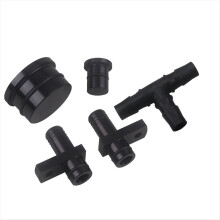 PCV Reroute & Resonator Kit for 2004-2010 6.6L Black