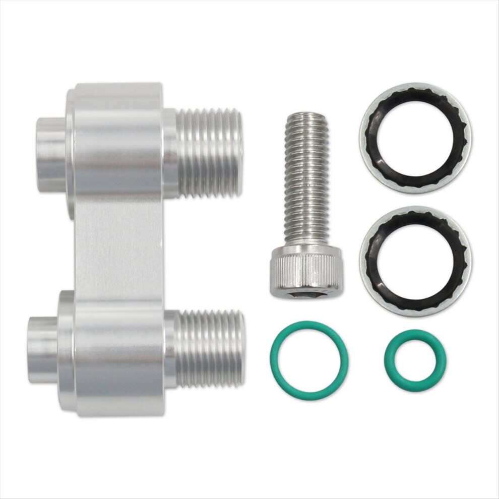 Ac Compressor Adapter For R4 Fitting Cnc Aluminum Rebuild Billet Straight 4854139632443