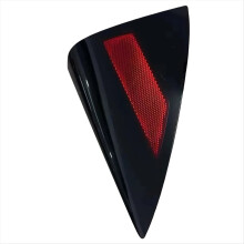 1Pair Rear Charging Port Cover 1715104-00-B 1715105-00-B for Model 3 23-24 Quarter Panel Reflector Trim