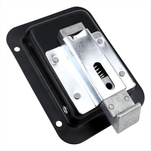 Car Toolbox Latch Replacement with Keys 8 Rivet Stainless Steel Pull Handle Lock for RV Trailer 1