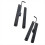 Single Lock Car Seat Slide Rail High Strength Adjustable Assembly Kit for Loader Forklift Tractor A 5