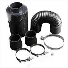 Car Universal Intake Air Box Kit Filter Modified High Carbon Fiber Accessories