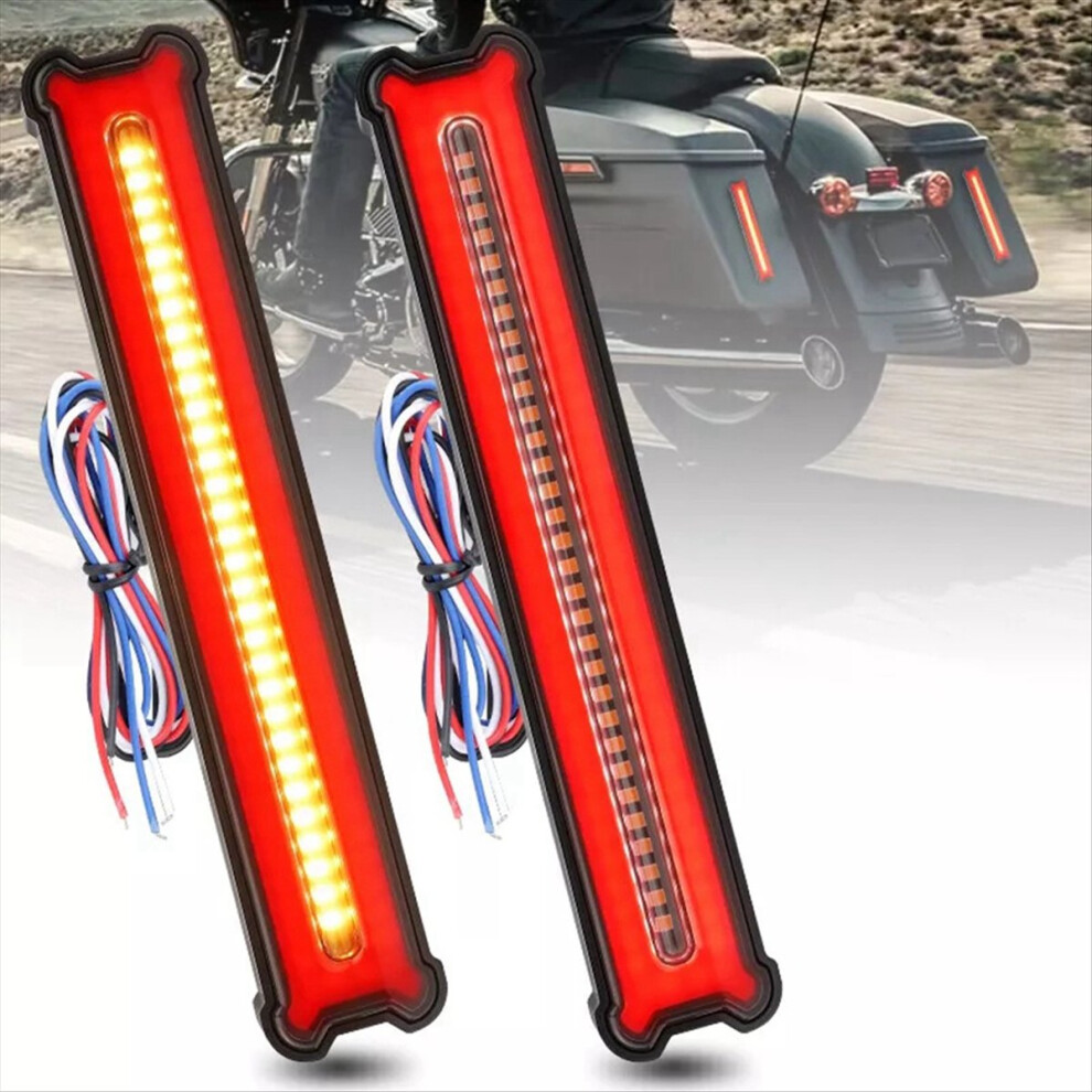 Rectangular Led Tail Bar Brake Indicator Rear Bumper Flowing Turn Signal Lamp Drl For Pickup Truck Semi Trailer Rv Light 4853114448895