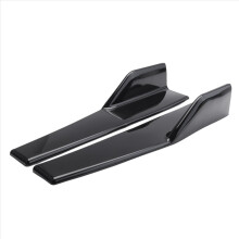 Car universal Wing Spoiler Wind Knife Small Side Skirts Thickened Reinforced Blade Skirt Flan