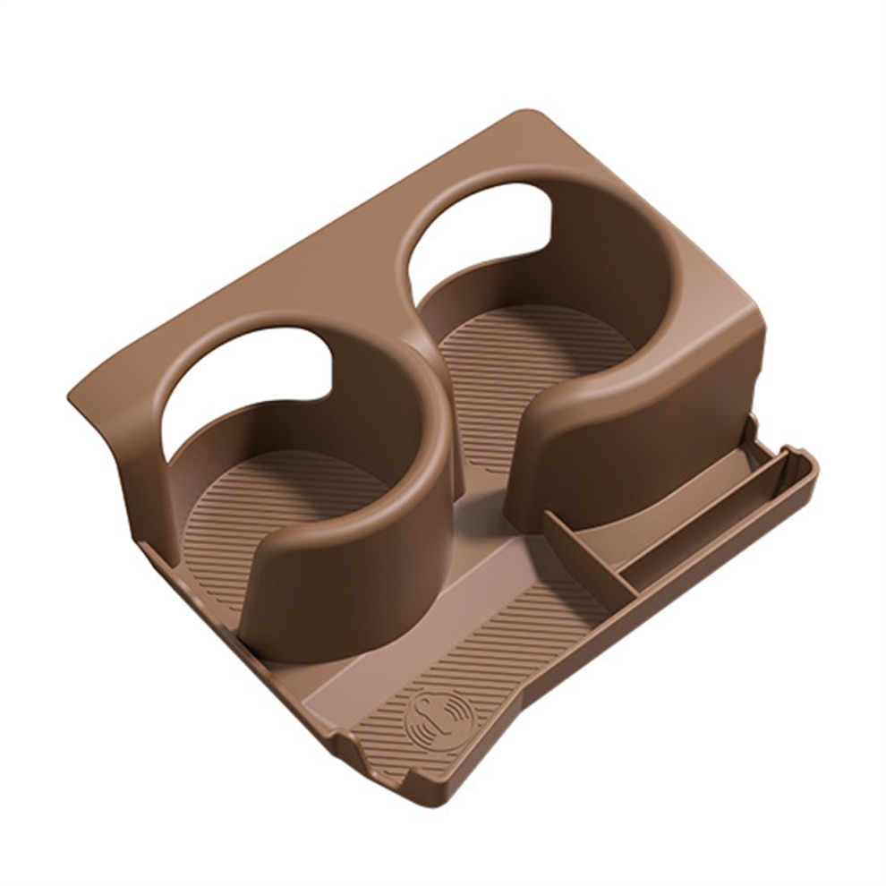 Car Central Console Water Cup Holder Protective Cover For - E300l E260l 2024 Brown 4853114439107
