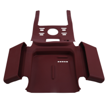 Fit for Jetour Travler T2 Central Control Gear Silicone Pad Storage Box Wireless Charging Protection Anti Slip Red