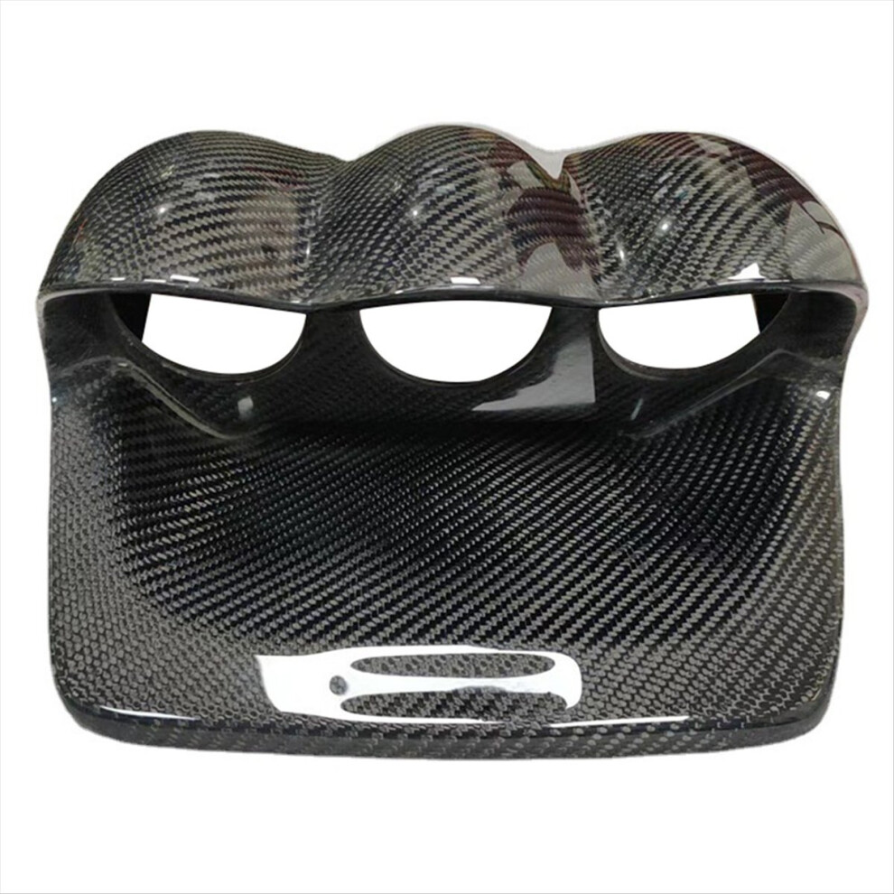 60Mm Triple Gauge Pod For 2002-2007 Real Carbon Fiber Dashboard Meter Dash Cover Light Istovo