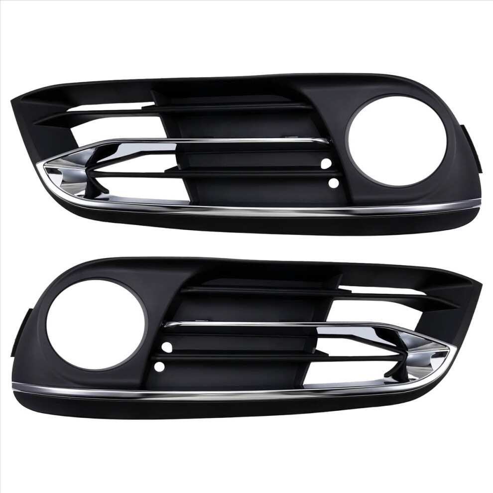 Istovo 1Pair Front Bumper Fog Light Frame Lamp Trim Grill Cover For 5 Series F10 F11 Sedan 51117342391 51117342392