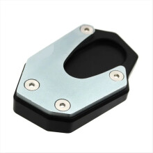 Motorcycle Kickstand Foot for V-STROM 800 de VStrom 800DE 2023 Side Stand Extension Pad Support Plate Gray&Black