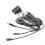 Car Android Navigation Machine AUX Panel Double TYPE-C+AUX Input USB+AUX Interface Extension Cable Adapter 6