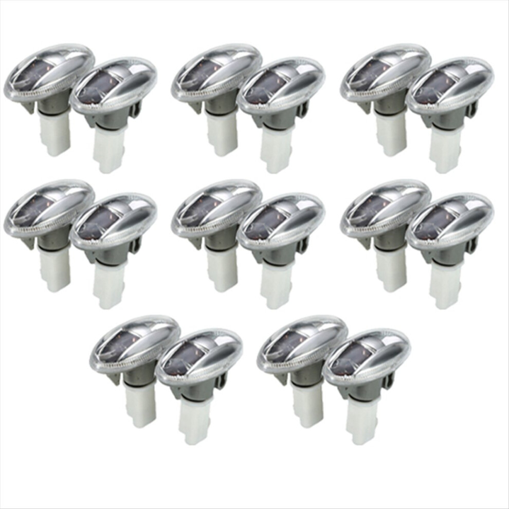 16Pcs Car Partner Side Steering Indicator Repeater For 108 107 407 206 6325G3 Citreon C1 C2 C3 Light 4853114464796