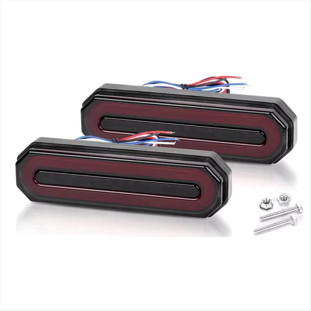 5 Inch Led Truck Trailer Stop Turn Tail Brake S Flowing Drl Sequential Signal Lamps Tail For Rv Light 4853114448888