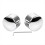 Front Axle Cap Chrome Covers for Dyna Street Bob Glide 5