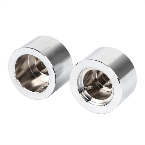 Front Axle Cap Chrome Covers for Dyna Street Bob Glide 2