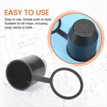 10 PCS Tow Bar Ball Push-in Type Cover Cap Car Hitch Towball Trailer Protection EIG88 Suitable for RV
