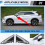 Car Side Mirror Corner Triangle Garnish Panel Window Plate 7407A521 for Eclipse 2018-2021 5