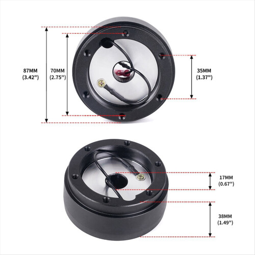 186H Steering Wheel Hub Adapter Kit for MK1 MK2 2