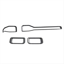 Center Console AC Air Vent Decoration Cover Trim for 2024 2025 Interior Accessories Carbon Fiber