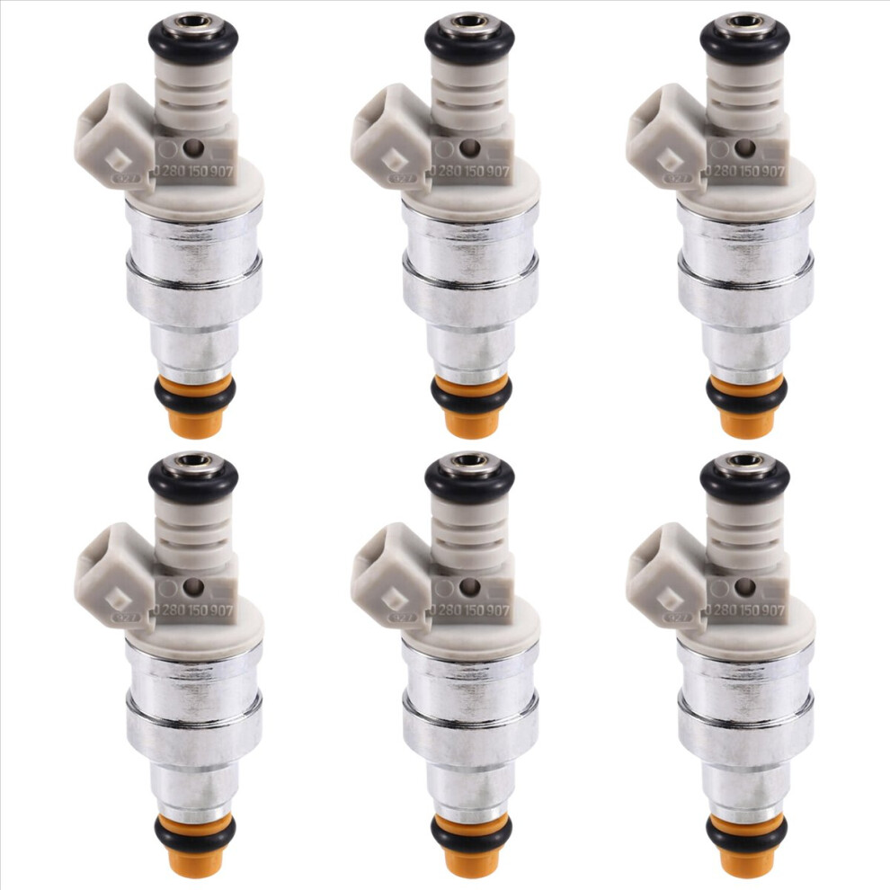 6Pcs Injectors 0280150907 0280150941 Fit For 4.9L 3.0L V6 I6 1990-1995 4853114493260