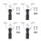 4Pcs Car Engine Variable Timing Solenoid Valve for Super Duty 2010-2023 BR3Z-6M280-E 1