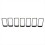 10x Front Grille Insert Ring Mesh Trim Cover Kit for Grand 2014-2016 3