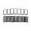 10x Front Grille Insert Ring Mesh Trim Cover Kit for Grand 2014-2016 8