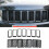 10x Front Grille Insert Ring Mesh Trim Cover Kit for Grand 2014-2016 5