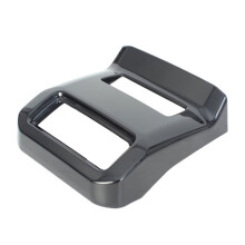 Rear Exhaust Vent Anti-Kick Cover Car Air Outlet Accessories for Prado LC250 2024 Black