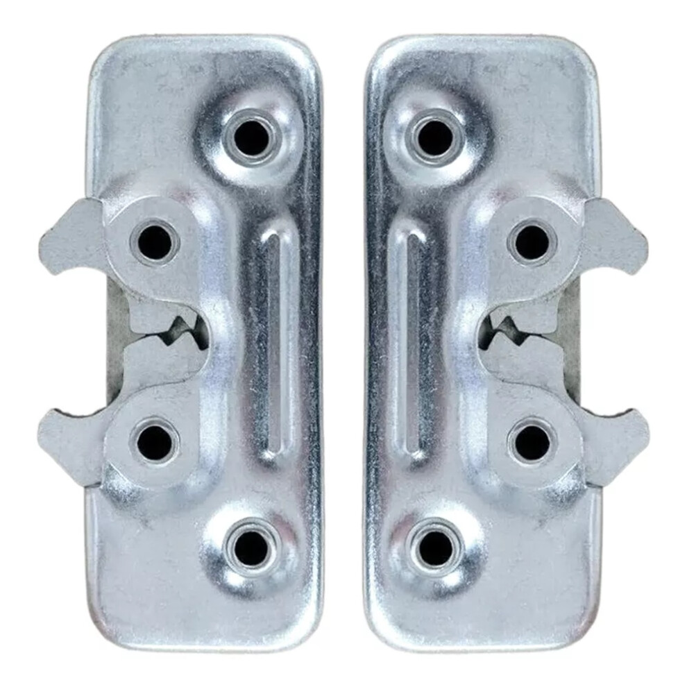 1Pair Door Lock Latch Bolt For International 9370 & 9670 451548 Hlk2053 498003C2 498003C1 Hlk2054 498004C1 498004C2 Silver 4853114496780