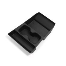 Car Central Lower Layer Storage Box Cup Holder for 2024 2025 Organizer Tray Accessories Tidying