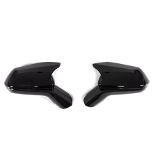 Car Rearview Mirror Cover for 2016-2021 Side Cap Bright Black