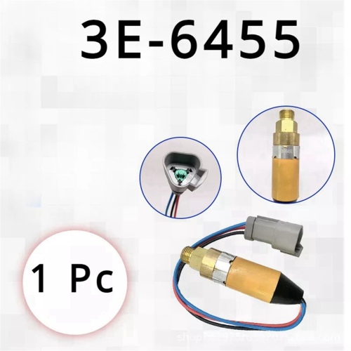 Excavator Oil Pressure Sensor -6455 3E6455 for CAT E320B E330B E332B Machine Engine Part Switch 2