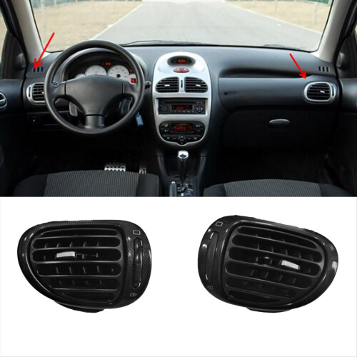 Car Dashboard Air Conditioner Outlet Assembly A/C Panel Vent Grille for 206 C2 2