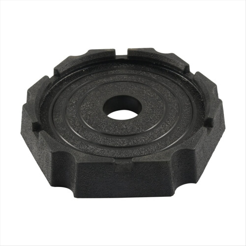 RV Round Jack Foot Leveling Pad Permanent Stabilizer Mat